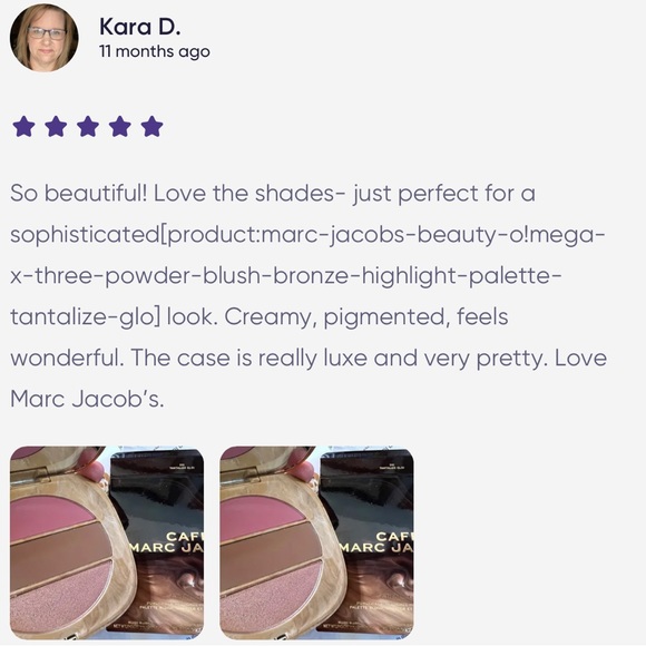 O!Mega x Three Powder X-TRA LARGE Blush-Bronze-Highlight Tantalize Glo Palette - Picture 12 of 16